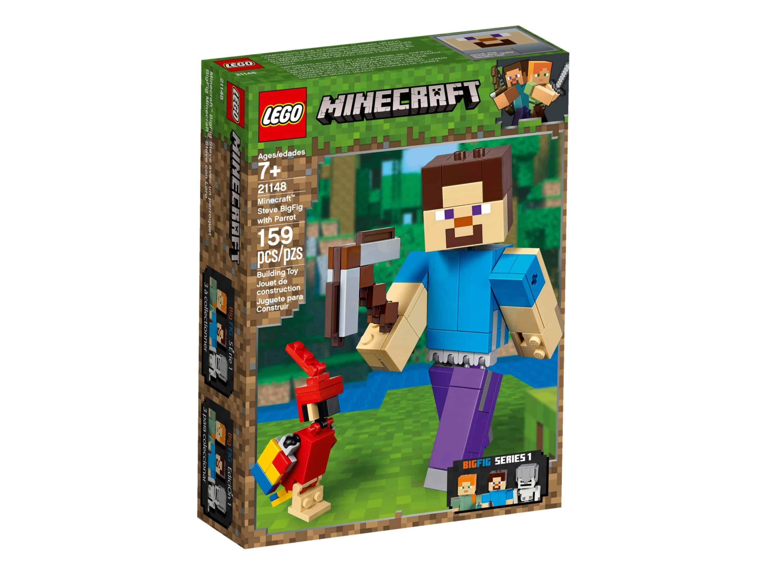 lego 21148 bigfig steve mit papagei scaled