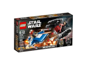 lego 75196 a wing vs tie silencer microfighters