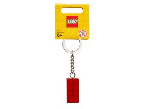 LEGO 850154 Stein Schlüsselanhänger in Rot