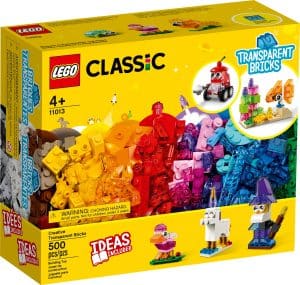 LEGO Kreativ-Bauset mit durchsichtigen Steinen 11013