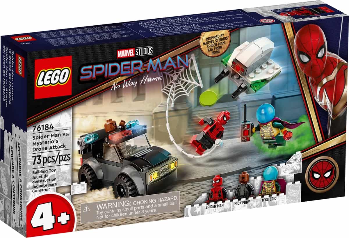 lego 76184 mysterios drohnenattacke auf spider man