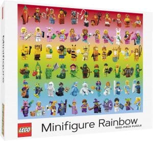 minifigure rainbow 1 000 piece puzzle 5007643