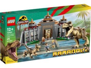 LEGO Angriff des T. rex und des Raptors aufs Besucherzentrum 76961