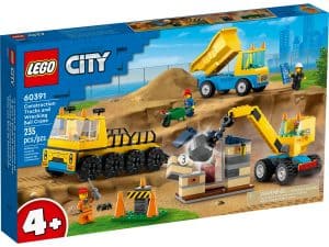 LEGO Baufahrzeuge und Kran mit Abrissbirne 60391