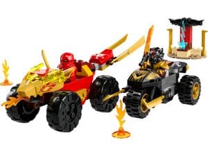 LEGO Verfolgungsjagd mit Kais Flitzer und Ras› Motorrad 71789
