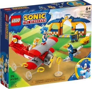 LEGO Tails‘ Tornadoflieger mit Werkstatt 76991