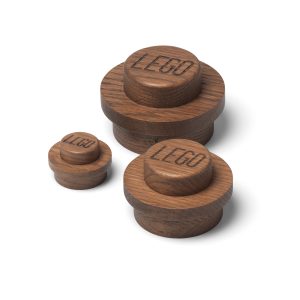 LEGO Holzaufhänger-Set aus dunklem Eichenholz 5007112