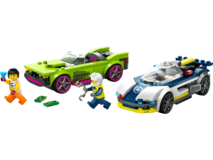 LEGO Verfolgungsjagd mit Polizeiauto und Muscle Car 60415