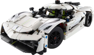 LEGO Koenigsegg Jesko Absolut Supersportwagen in Weiß 42184