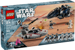 LEGO Imperial Dropship vs. Rebel Scout Speeder 40755