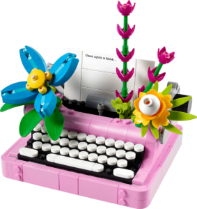 LEGO Schreibmaschine mit Blumen 31169